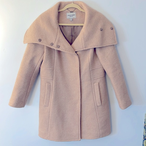 Cole Haan Jackets & Blazers - EUC Cole Haan Wool Jacket, Cream, Size 14